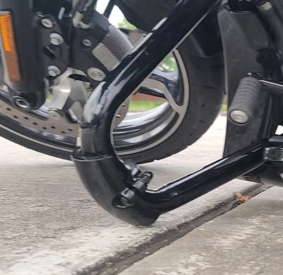 Black Powder Coated Motorcycle Drop Guards For Harley Davidson (Sold Out)
