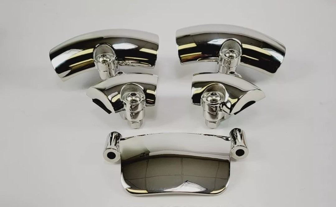Polished Stainless Steel Motorcycle Drop Guards For Harley Davidson (Sold Out)