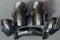 Motorcycle Drop Guards For Harley Davidson - Black Powder Coat Gloss (In-Stock)
