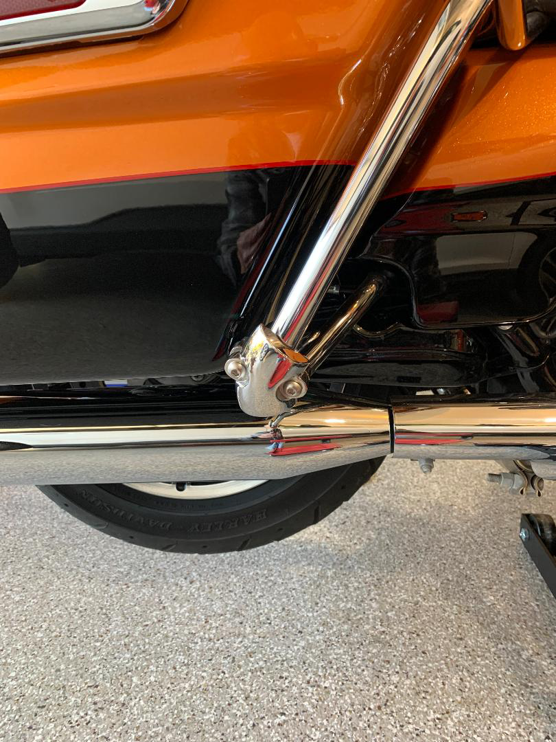 rear motorcycle drop guard with fairing