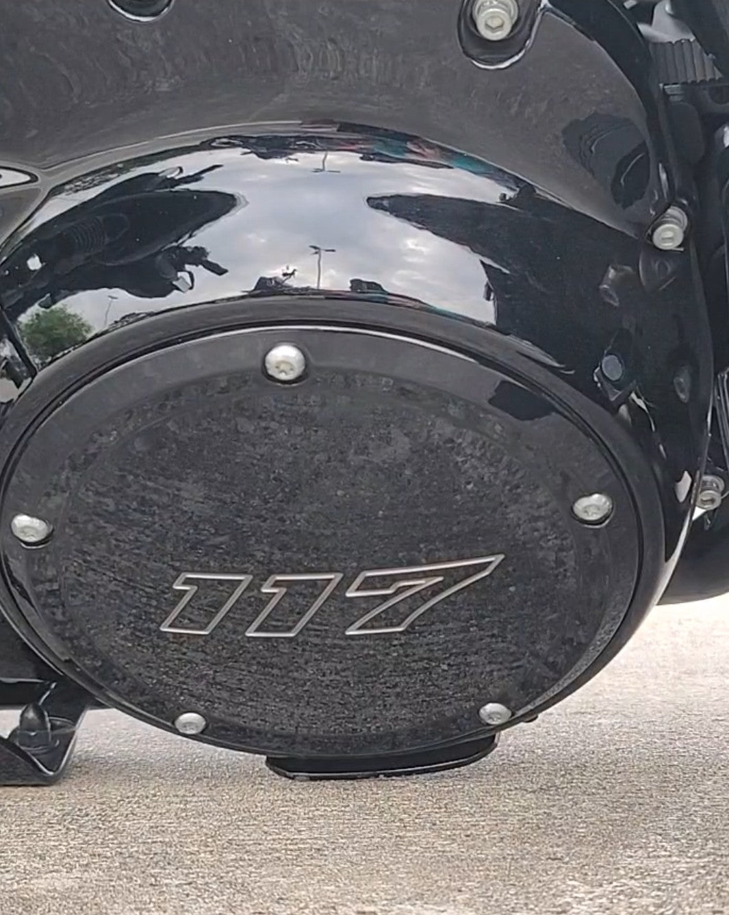 Black Powder Coated Motorcycle Drop Guards For Harley Davidson (Sold Out)