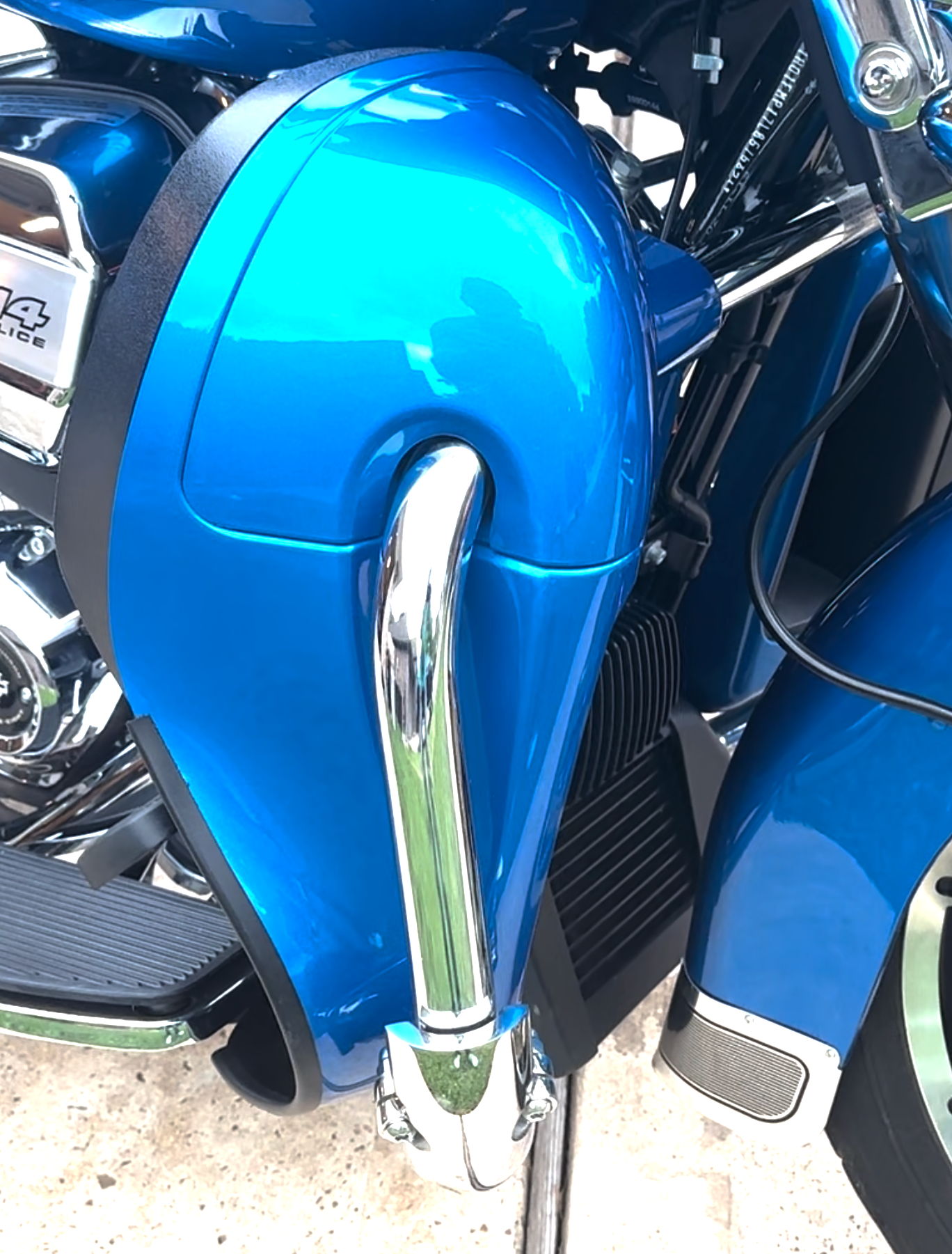 Polished Stainless Steel Motorcycle Drop Guards For Harley Davidson (Sold Out)