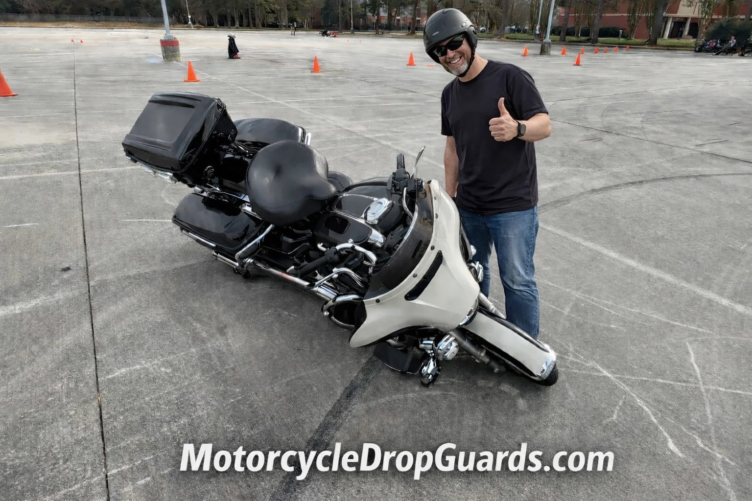 Motorcycle Drop Guards for Harley Davidson Motorcycles