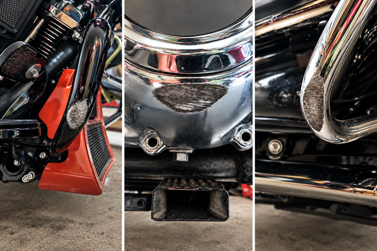 Without Motorcycle Drop Guards