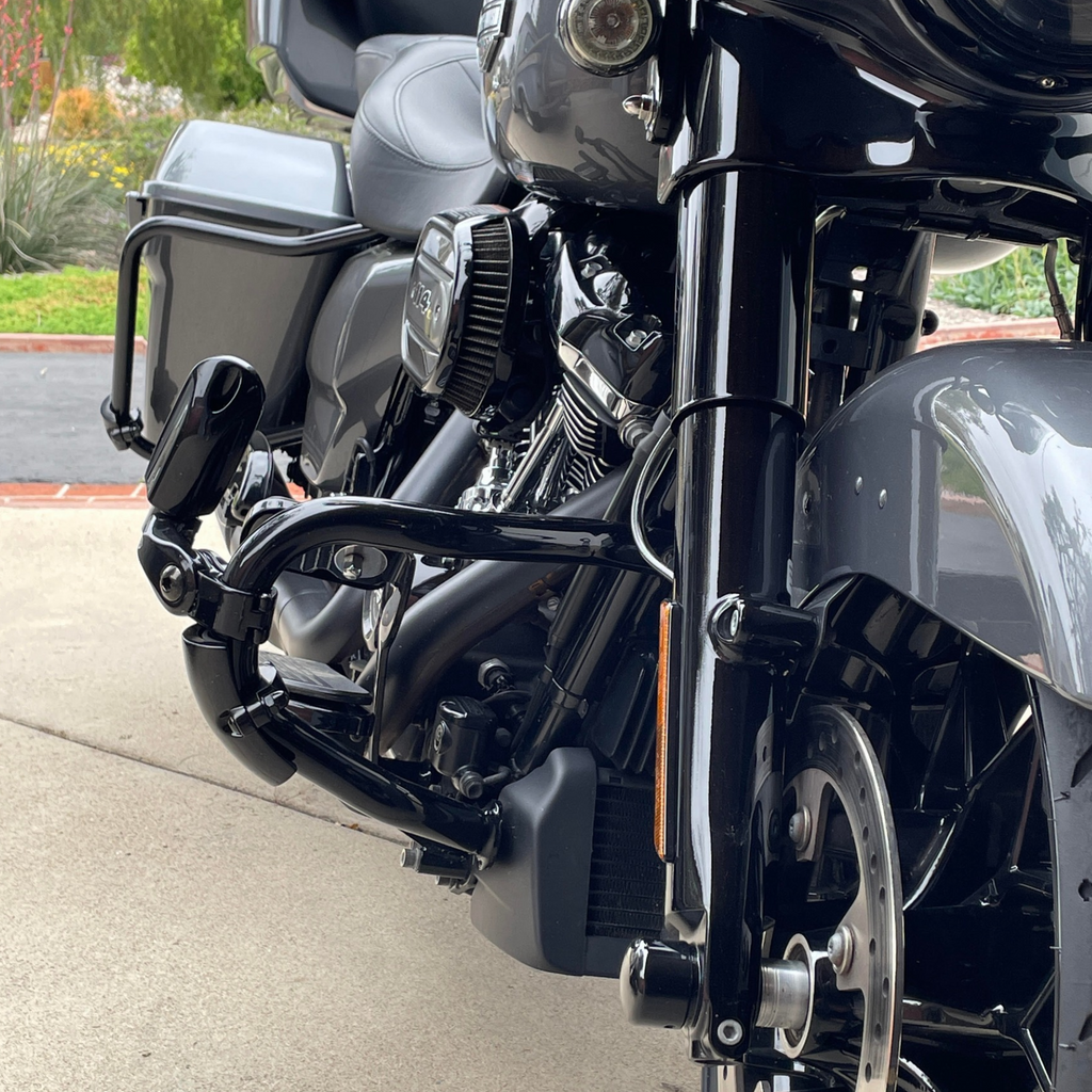Motorcycle Drop Guards™ for Harley Davidson Motorcycles