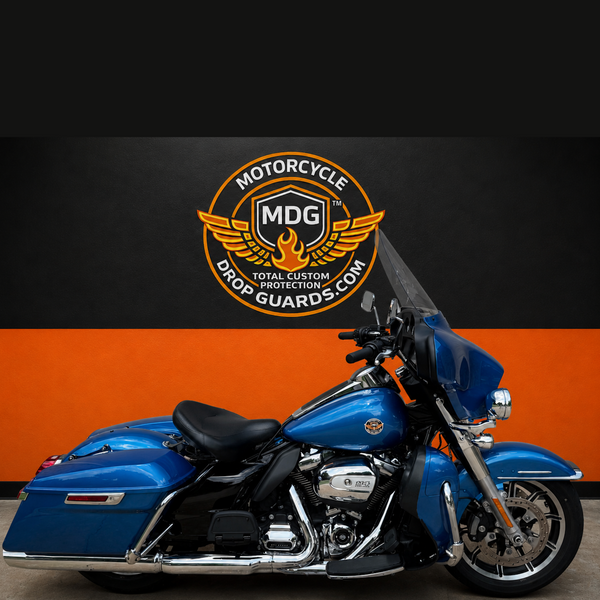Motorcycle Drop Guards™ for Harley Davidson Motorcycles