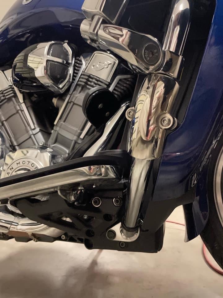 Polished Stainless For Indians - motorcycledropguards