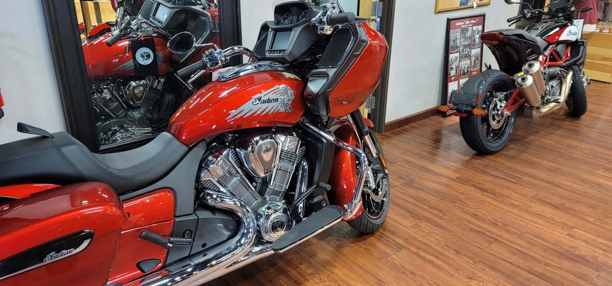 Polished Stainless Motorcycle Drop Guards For Indian Motorcycles - motorcycledropguards