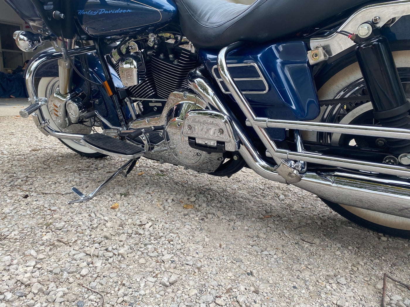 Polished Stainless Steel for Harleys - motorcycledropguards